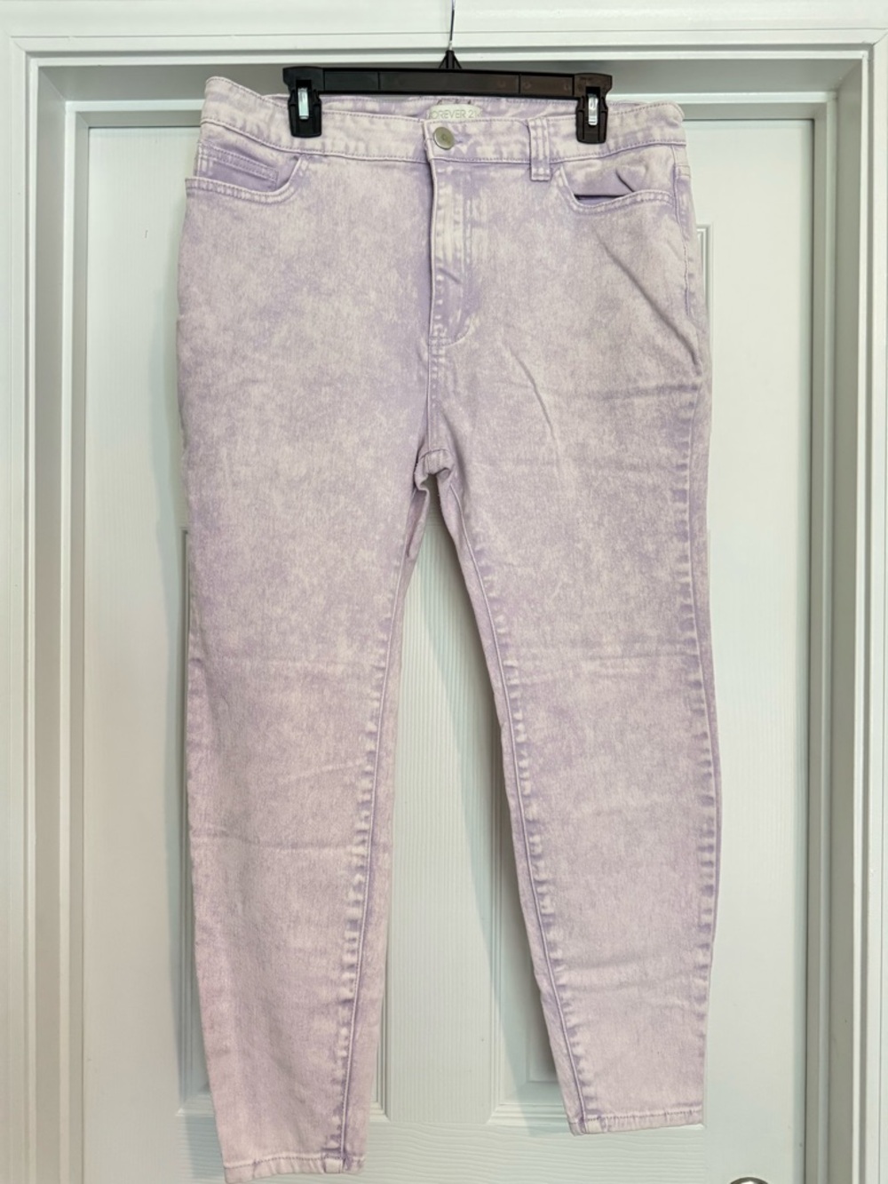 Forever 21 Lavender Skinny Jeans - Picture 8 of 9